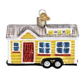 Old World Christmas 20106 - Figura Decorativa, diseño de casa pequeña