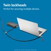 Kensington Universal 3-in-1 Keyed Cable Lock - Twin Lockheads for