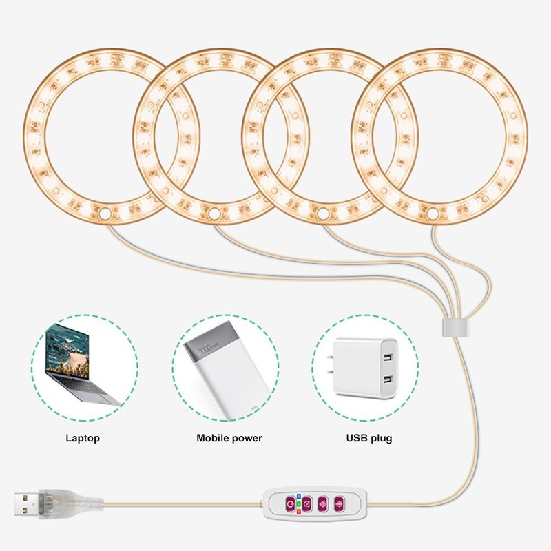 Plant Grow Light 20 LED Growing Light Full Spectrum USB