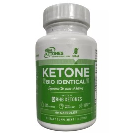 Real Ketones Ketone Bio Identical, Keto Electrolytes Supplement,60 caps, Ex 2/26