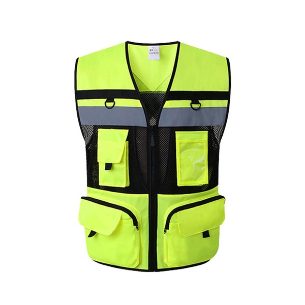 [Irfora] Reflective Safety Vest, High Visibility Reflective Safety Vest Zip