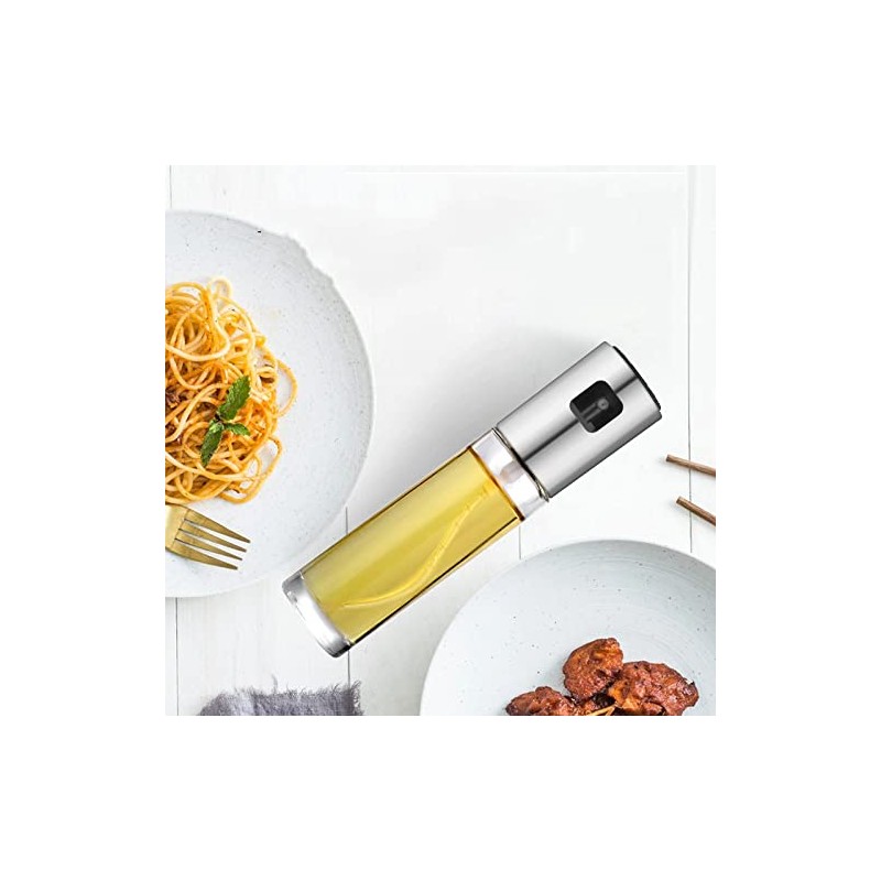 KOKSI Refillable Oil Sprayer Bottle for Cooking, Baking, BBQ, Salad,