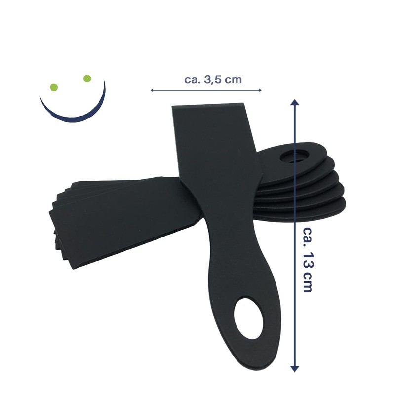 Gravidus Set of 6 raclette sliders, raclette spatulas, raclette sliders,