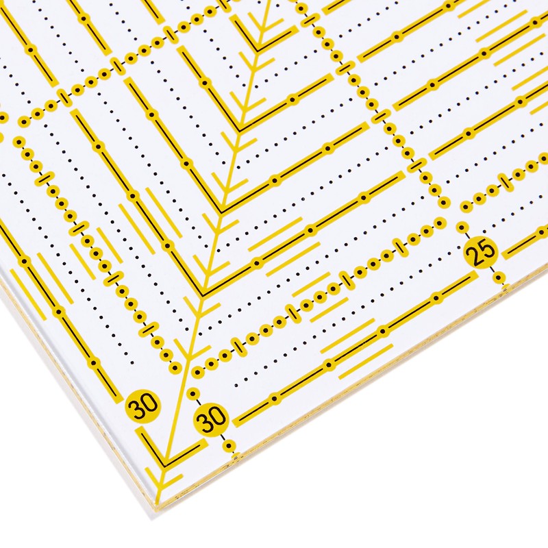 Prym 31.5 x 31.5 cm Universal Ruler with cm Scale