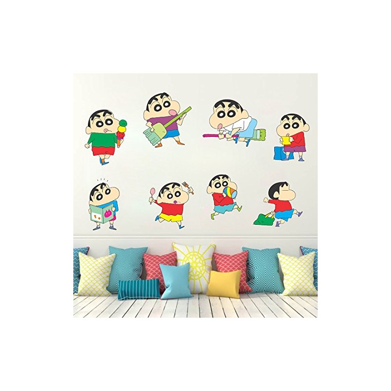 Wallstick Shin Chan wallsticker (Vinyl 80 cm x 50 cm)
