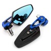 7/8'' Motorcycle End Bar Mirror 22mm Rearview Mirror Universal Motorbike