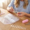 Nivofu 480 Piezas Uñas Postizas Largas y Transparentes, No C