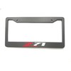 1PC Carbon Fiber Metal Z71 License Plate Frame Tag Cover