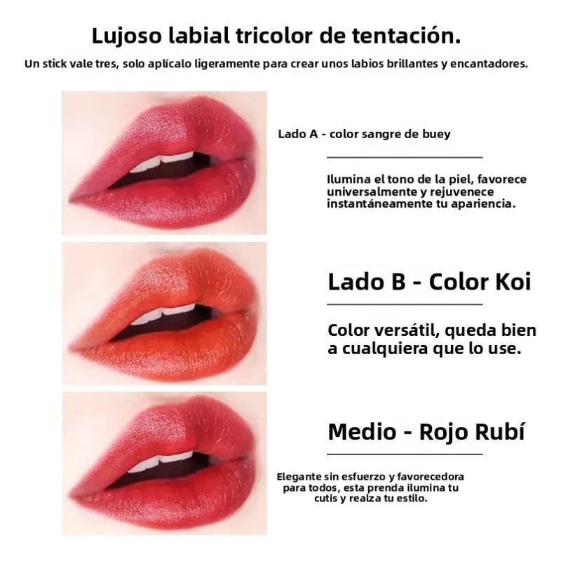 Vibely Labial Que Cambia De Color No Transfiere Agua