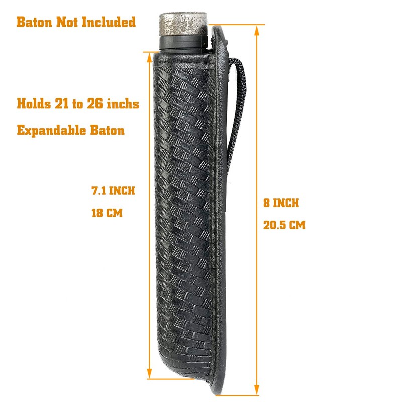 SdTacDuGe Molded Expandable Baton Holder,Tactical Baton Holster Holds 21 to