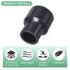 M METERXITY 2-Pack UPVC Reducer Pipe Fitting, 1-1/2"x1 Reducing Coupling