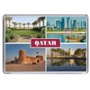 Qatar Souvenir Acrylic Fridge Magnet (Standard: 70x45mm)