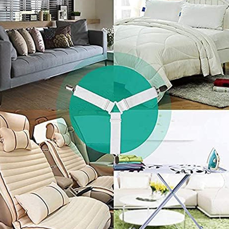 3 Clips Bed Corner Holder Bed Sheet Fasteners Mattress Cover