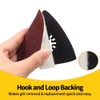 SPEEDWOX 30 Pcs 80 Grit Triangle Sandpaper Hook & Loop