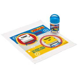 Skater OA5 21 Hot Towel Set with Case, 12.6 x 12.0 inches (32 x 30.5 cm), Plarail