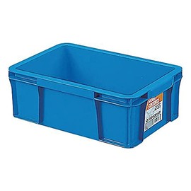 HC-03A Squirrel Container, Blue, Width 9.6 x Depth 6.6 x Height 3.9 inches (24.4 x 16.7 x 10 cm), Home Container, Type A, Made in Japan