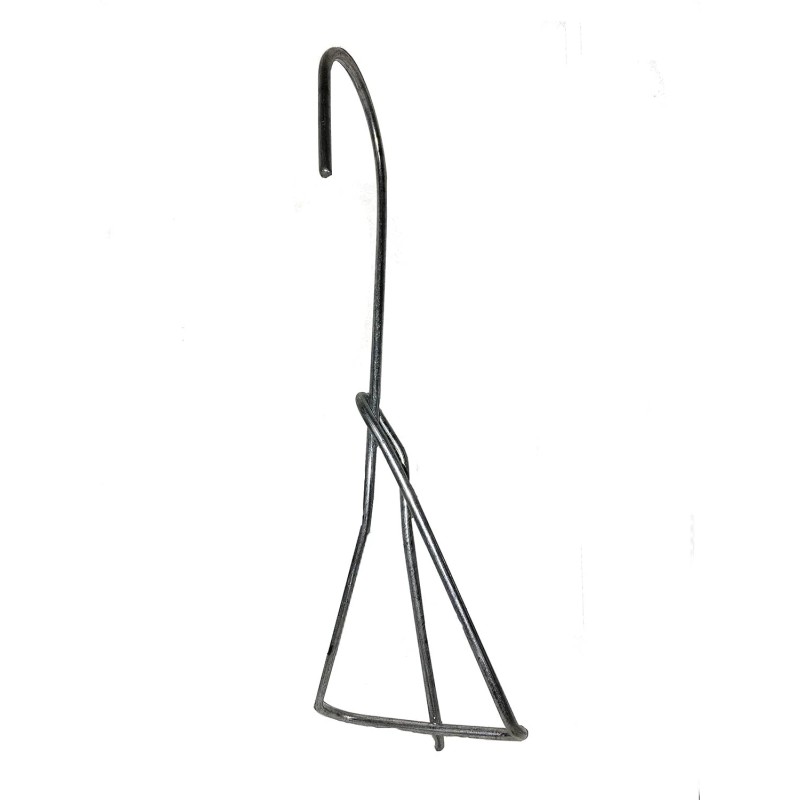Orchid Nerd 6 Inch Clip-on Galvanized Pot Hanger for Orchids