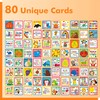 Gethelud 80 PCS Lunch Box Notes for kids, Inspirational Words