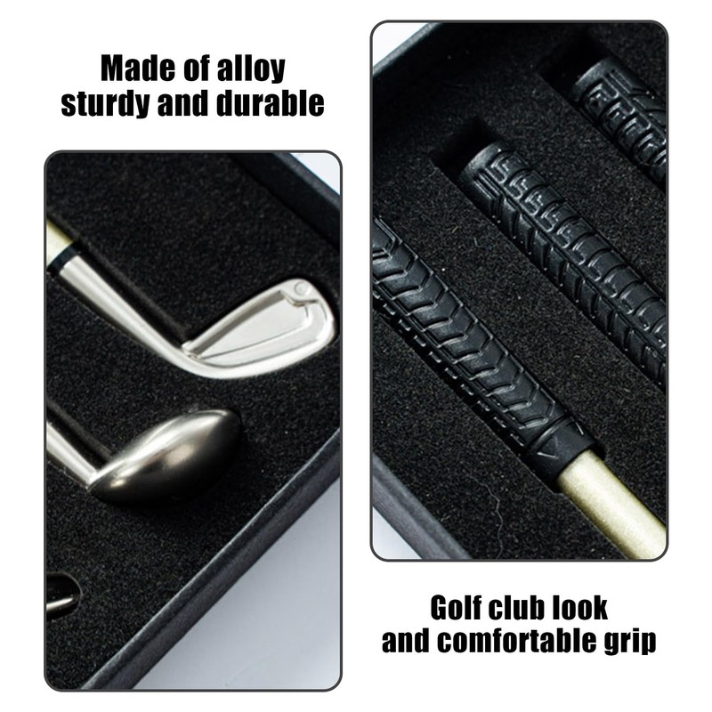 DUINIU 3 Golf Ballpoint Pens, Unique Ballpoint Pens, Golf Club