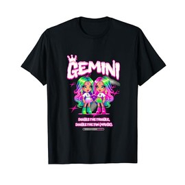 Gemini Dollz Brat Y2K Retro Aesthetic Grunge E-Girl Product T-Shirt