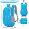 ZOMAKE Ultra Lightweight Packable Backpack 25L, Foldable Hiking Backpacks Water