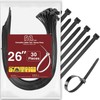 Zip Ties Heavy Duty 200 lb 26 Inch Extra Long