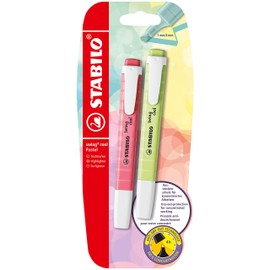 STABILO STABILO - Textmarker - swing cool Pastel - 2er Pack - Prise von Limette, kirschblütenrosa