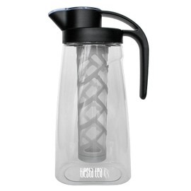 Tiesta Tea - Loose Leaf Iced Tea Pitcher, BPA-Free Tritan Plastic, Includes Multipurpose Nylon Mesh Infuser, Brew Hot & Cold, Leak-Proof Twist-On Lid, Dishwasher Safe, 1/2 Gallon Capacity