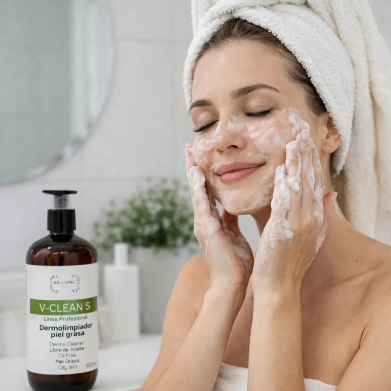 V-clean Dermolimpeador Facial Para Piel Grasa 120ml