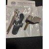 Pella Sliding Patio Door thumb turn knob Champagne with New Hardware and gaskets