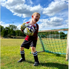 Sportswear Kingdom Children's Fingersave Goalkeeper Gloves with Finger Protection (5)