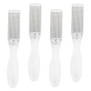 Healeved 4pcs Stainless Steel Foot File Double-sided Foot Exfoliating Massage