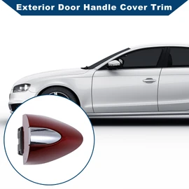 X AUTOHAUX No.13597113 Exterior Door Handle Cover Trim for Buick LaCrosse 2017-2019 for Buick Enclave 2020-2022 Door Handle Cover 1 Pcs Red