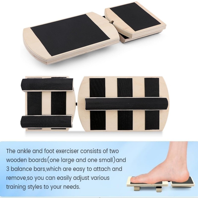 Ankle Balancing Board, Ankle Strengthener Set Single Foot Balancing Board