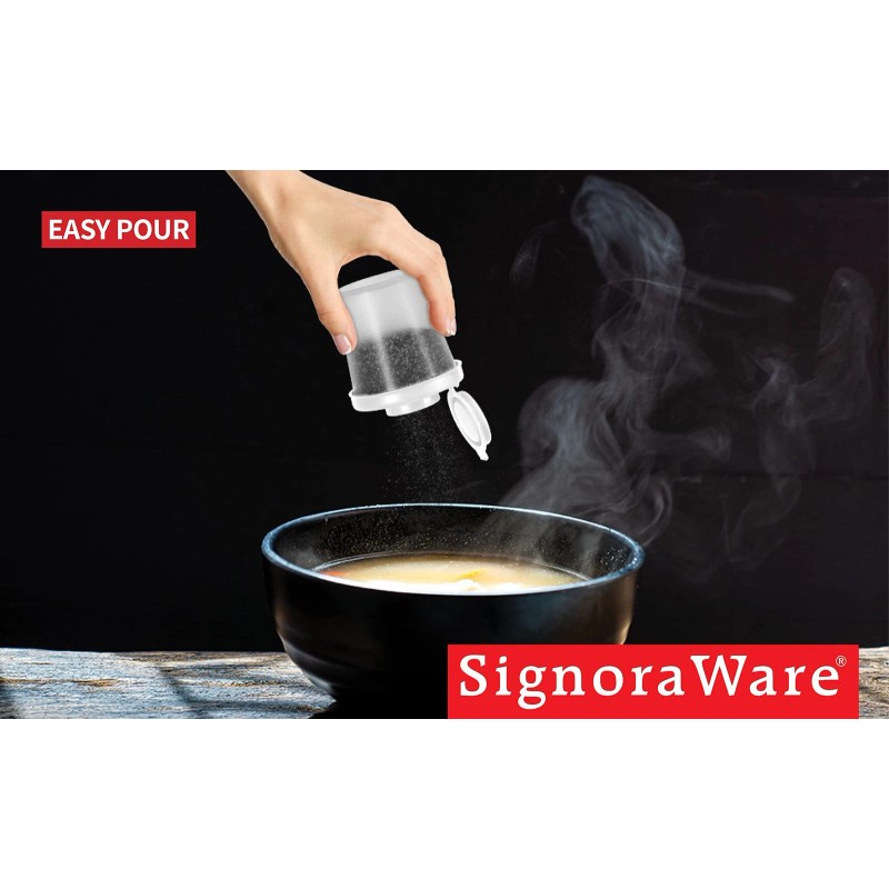 Signoraware Salt And Pepper Shakers Moisture Proof Set Of 2