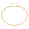 Turandoss Dainty Gold Thick Snake Choker - 14K Gold Paperclip