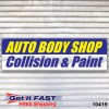 Auto Body Collision & Paint Banner Service Bay Garage -