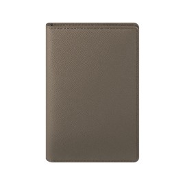 HANATORA LongSA02 Genuine Leather Long Wallet, Italian Leather, Bifold Wallet, Thin, Slim Card Case, Women's, Men's, Coin Purse, Bill Compartment, Simple, Bifold Wallet, Taupe + KC