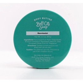 Buff City Soap Body Butter Narcissist 3.1oz NEW