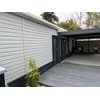 Plastic Panels, Light Grey Facade Panels, Facade Cladding, Gable Cladding,