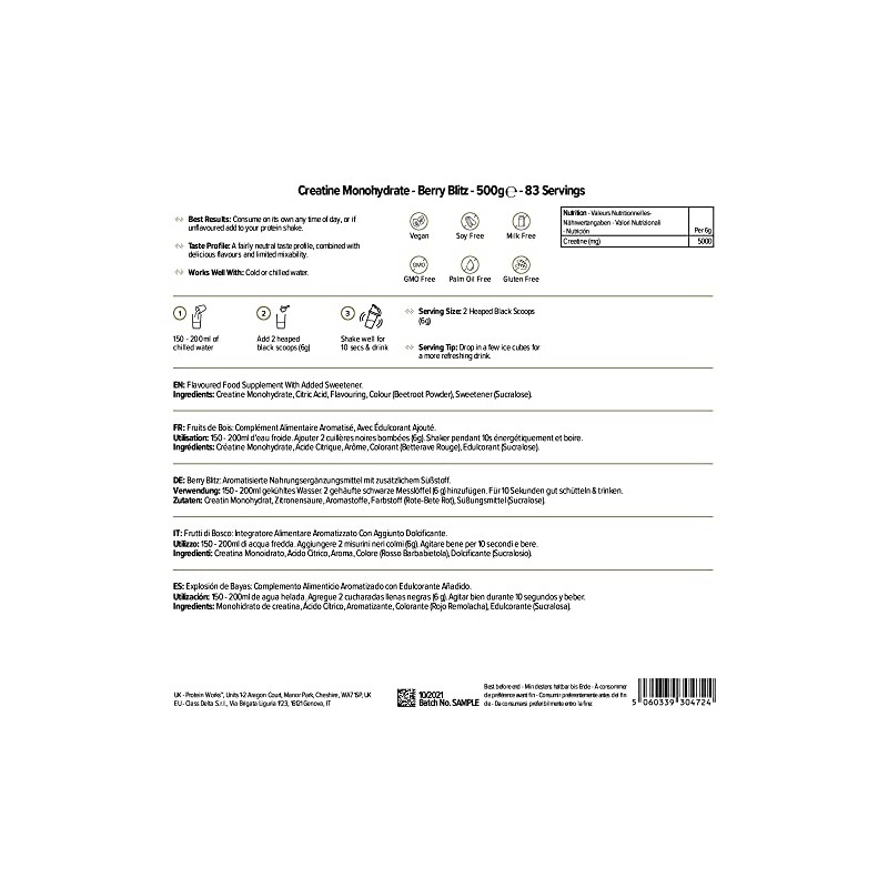 Protein Works Protein Works - Creatine Monohydrate Powder | 100%