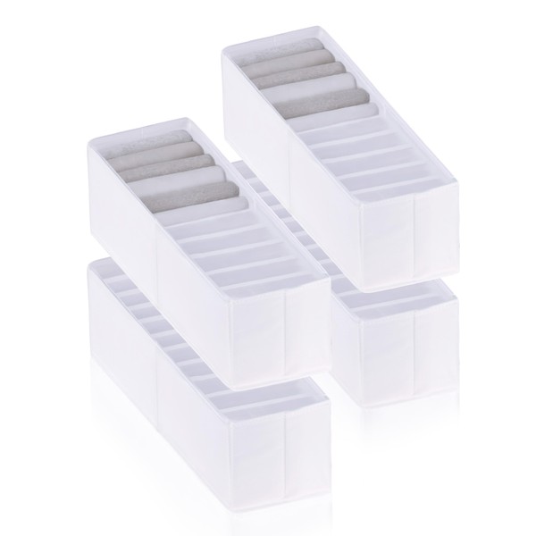 ROW&LINE® Organiser Set - 11 Extra High Compartments for Underwear,