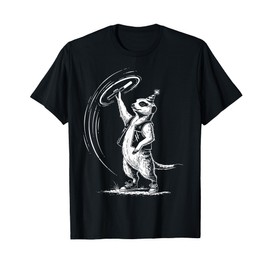 Meerkat Rave Glowstick Swirling T-Shirt