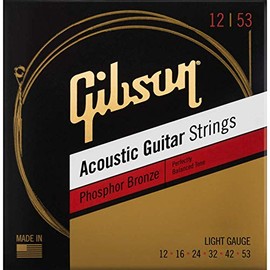 Gibson Phosphor Bronze Acoustic Strings, Light