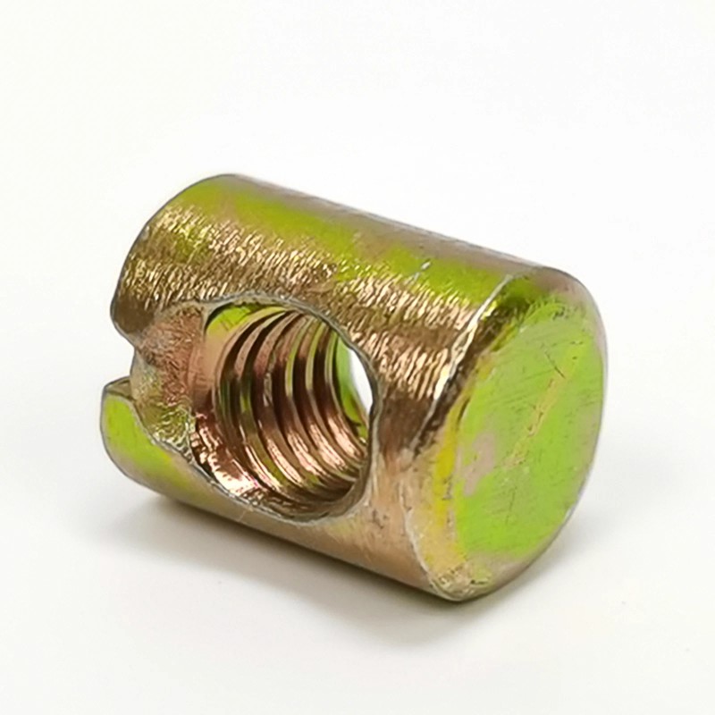 FixtureDisplays 10PK M6 X 10mm Cross Hole Nuts Barrel Nuts