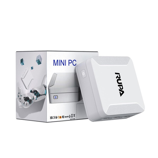 RUPA Mini Pc Windows 11, N100 Mini PC 8GB DDR5
