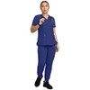 STAT MEDICAL WEAR Women Scrub Set, V-Neck Top with 3
