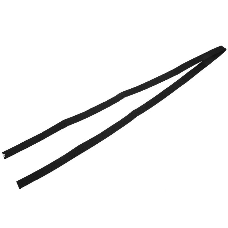 2X Martial Arts Karate Taekwondo Chain Soft Belt Black