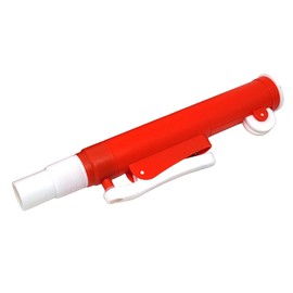 Multipurpose Pipette Pump Lab Tool Color-Coded Laboratory Instruments Comes with Suction Power Pipet Filters Suitable for Glass and Plastic Pipettes to Conduct Laboratory Research (25ml-Red)