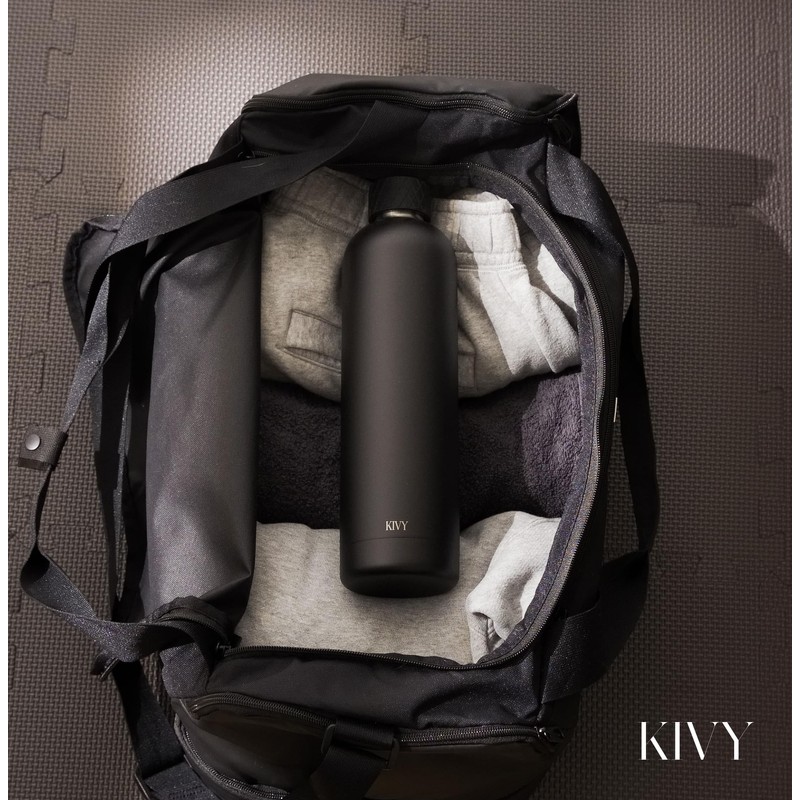 KIVY 32oz Stainless Steel Insulated Water Bottle - Leak Proof,